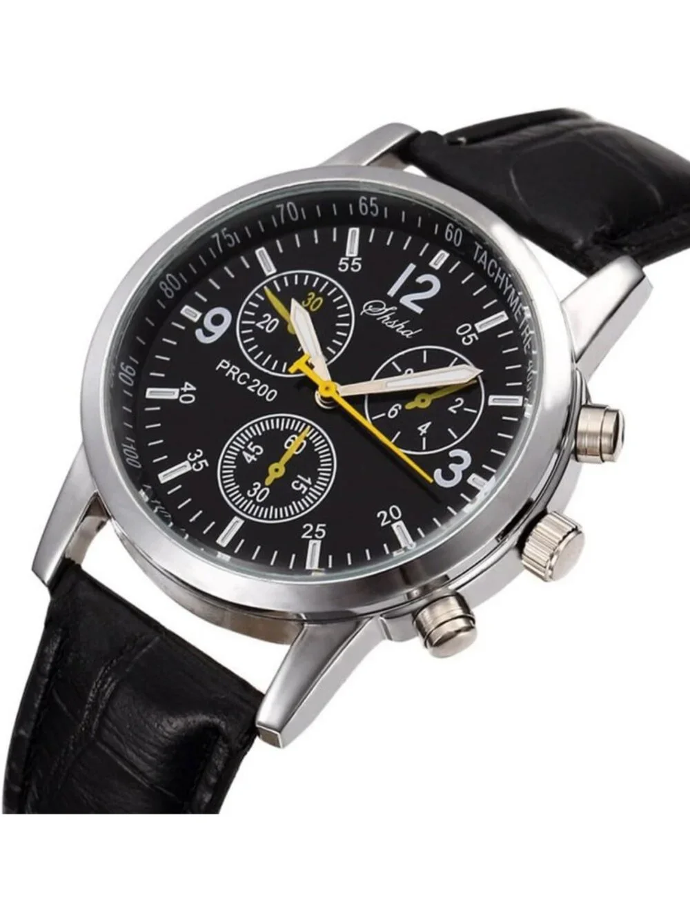 12 Pack Men's Leather Quartz Watches - Classic Business & Casual Styles, Sports